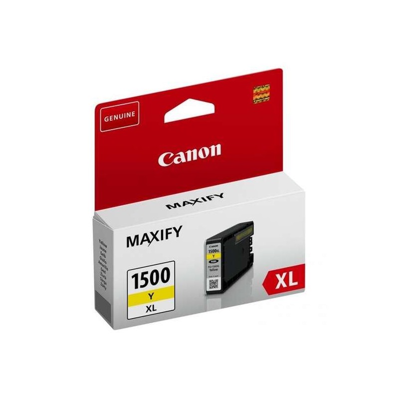 Cartuccia d'inchiostro originale gialla Canon PGI1500XL - 9195B001 Cartuccia d'inchiostro originale gialla Canon PGI1500XL - 9195B001