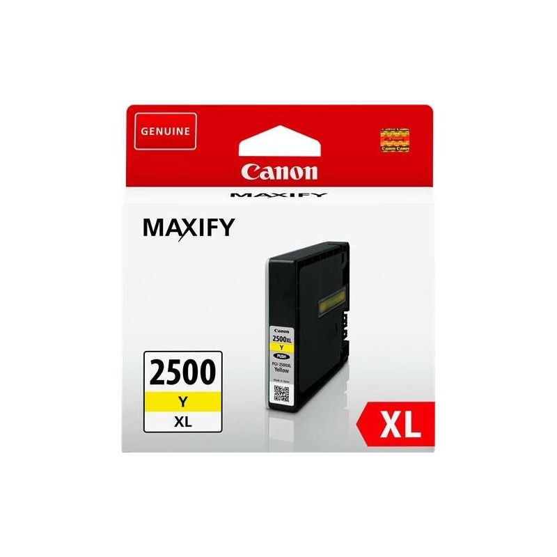 Cartuccia d'inchiostro originale gialla Canon PGI2500XL - 9267B001 Cartuccia d'inchiostro originale gialla Canon PGI2500XL - 9267B001