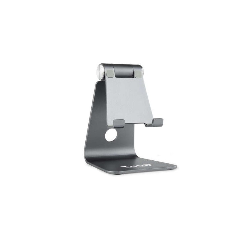 Supporto da tavolo per tablet Tooq - 3 posizioni - Base antiscivolo - Colore grigio Supporto da tavolo per tablet Tooq - 3 posizioni - Base antiscivolo - Colore grigio