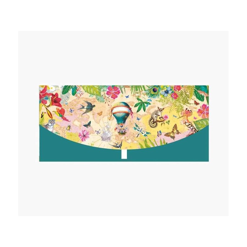 Pictura Tarjeta Money Cards - 21.3x9.6cm - Diseño Tematico de Globo y Animales - Incluye Sobre Blanco - Certificacion FSC Pictura Tarjeta Money Cards - 21.3x9.6cm - Diseño Tematico de Globo y Animales - Incluye Sobre Blanco - Certificacion FSC