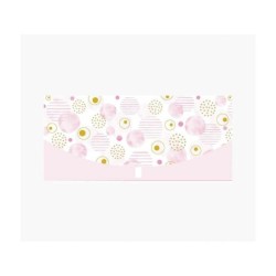 Pictura Tarjeta Money Cards - 21.3x9.6cm - Diseño Elegante de Circulos - Incluye Sobre Blanco - Certificacion FSC