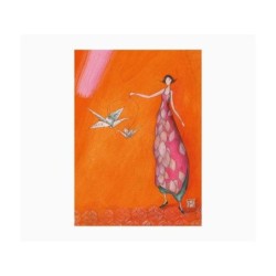 Pictura Gaëlle Boissonnard Cuaderno A5 Grapado - 15x21cm - 48 Paginas con Lineas - Papel con Certificacion FSC