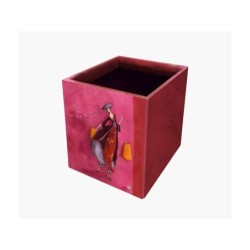 Pictura Gaëlle Boissonnard Scatola portapenne - 8,5x8,5x10,5 cm - Design artistico e colorato - Ideale per organizzare le tue ma