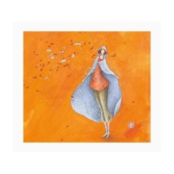 Pictura Gaëlle Boissonnard Tarjeta Doble - Acabado en Relieve UV - 10.5x21cm - Laminado Mate - Papel Certificado FSC
