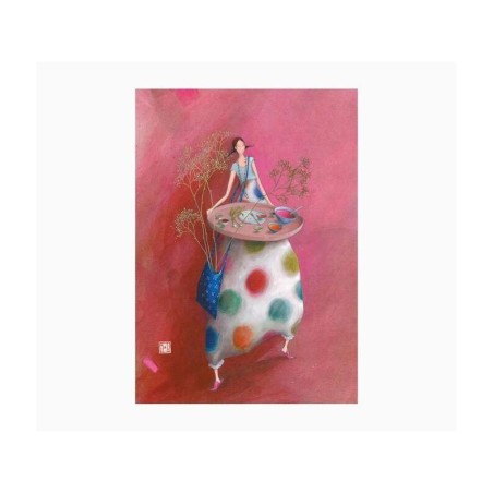 Pictura Gaëlle Boissonnard Cuaderno A5 Grapado - 15x21cm - 48 Paginas con Lineas - Papel con Certificacion FSC