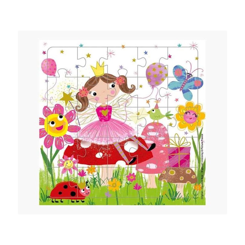 Pictura Tarjeta Puzzle - 15.5x15.5cm - Tematica Hadas - 25 Piezas - Incluye Tarjeta Plegada y Sobre Blanco - Certificacion FSC Pictura Tarjeta Puzzle - 15.5x15.5cm - Tematica Hadas - 25 Piezas - Incluye Tarjeta Plegada y Sobre Blanco - Certificacion FSC