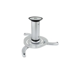 Supporto da soffitto universale Tooq per proiettore - Inclinabile e Girevole - Peso Max 10Kg - Colore Argento