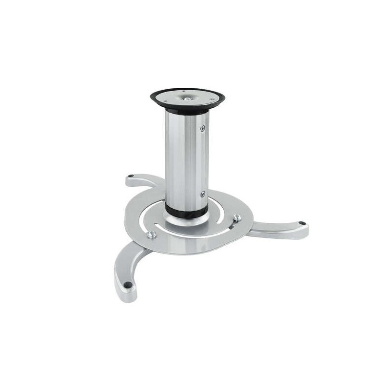 Supporto da soffitto universale Tooq per proiettore - Inclinabile e Girevole - Peso Max 10Kg - Colore Argento Supporto da soffitto universale Tooq per proiettore - Inclinabile e Girevole - Peso Max 10Kg - Colore Argento