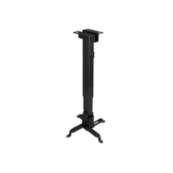 Supporto da soffitto universale Tooq per proiettore - Inclinabile e Girevole - Peso Max 20Kg - Colore Nero