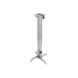 Supporto da soffitto universale Tooq per proiettore - Inclinabile e Girevole - Peso Max 20Kg - Colore Argento