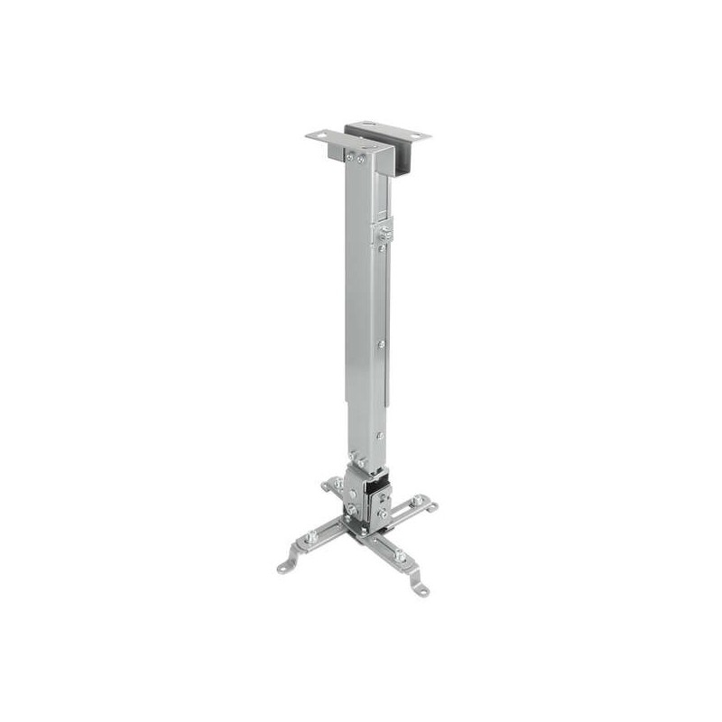 Supporto da soffitto universale Tooq per proiettore - Inclinabile e Girevole - Peso Max 20Kg - Colore Argento Supporto da soffitto universale Tooq per proiettore - Inclinabile e Girevole - Peso Max 20Kg - Colore Argento