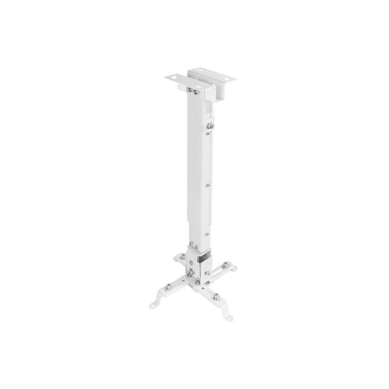 Supporto da soffitto universale Tooq per proiettore - Inclinabile e Girevole - Peso Max 20Kg - Colore Bianco Supporto da soffitto universale Tooq per proiettore - Inclinabile e Girevole - Peso Max 20Kg - Colore Bianco