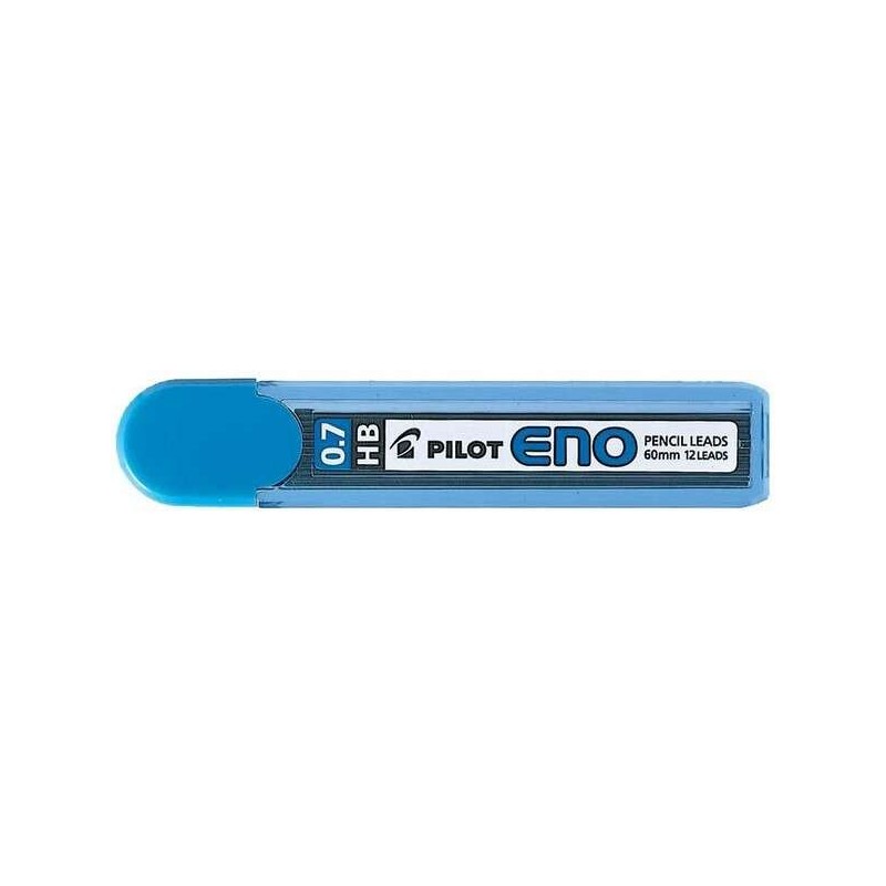 Scatola pilota da 12 mine ENO 0,7 per matite meccaniche - Durezza HB - Corsa 0,7 mm 12pz 12pz Scatola pilota da 12 mine ENO 0,7 per matite meccaniche - Durezza HB - Corsa 0,7 mm 12pz 12pz