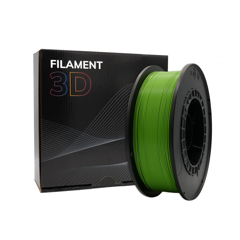 Filamento PLA 3D - Diametro 1,75 mm - Bobina da 1 kg - Colore verde mela Filamento PLA 3D - Diametro 1,75 mm - Bobina da 1 kg - Colore verde mela