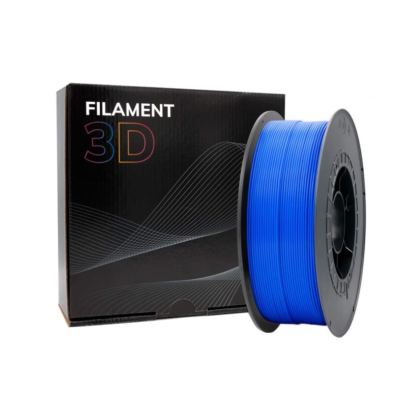 Filamento PLA 3D - Diametro 1,75 mm - Bobina da 1 kg - Colore Blu scuro Filamento PLA 3D - Diametro 1,75 mm - Bobina da 1 kg - Colore Blu scuro