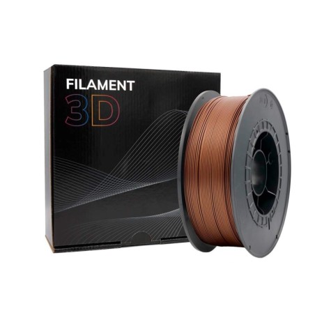 Filamento PLA 3D - Diametro 1,75 mm - Bobina da 1 kg - Colore Bronzo