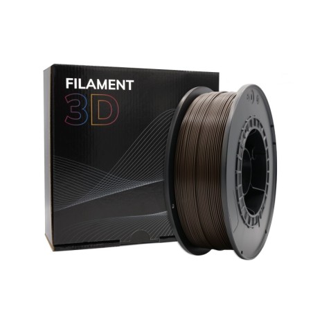 Filamento PLA 3D - Diametro 1,75 mm - Bobina da 1 kg - Colore Ebano