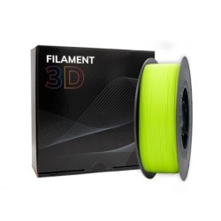 Filamento PLA 3D - Diametro 1,75 mm - Bobina da 1 kg - Colore Giallo Fluorescente