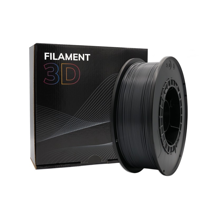 Filamento PLA 3D - Diametro 1,75 mm - Bobina da 1 kg - Colore grafite Filamento PLA 3D - Diametro 1,75 mm - Bobina da 1 kg - Colore grafite