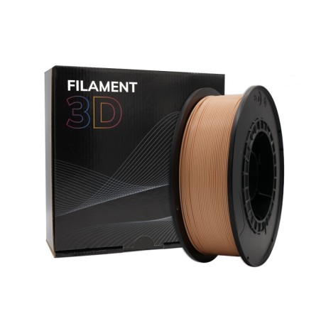 Filamento PLA 3D - Diametro 1,75 mm - Bobina da 1 kg - Colore pesca chiaro