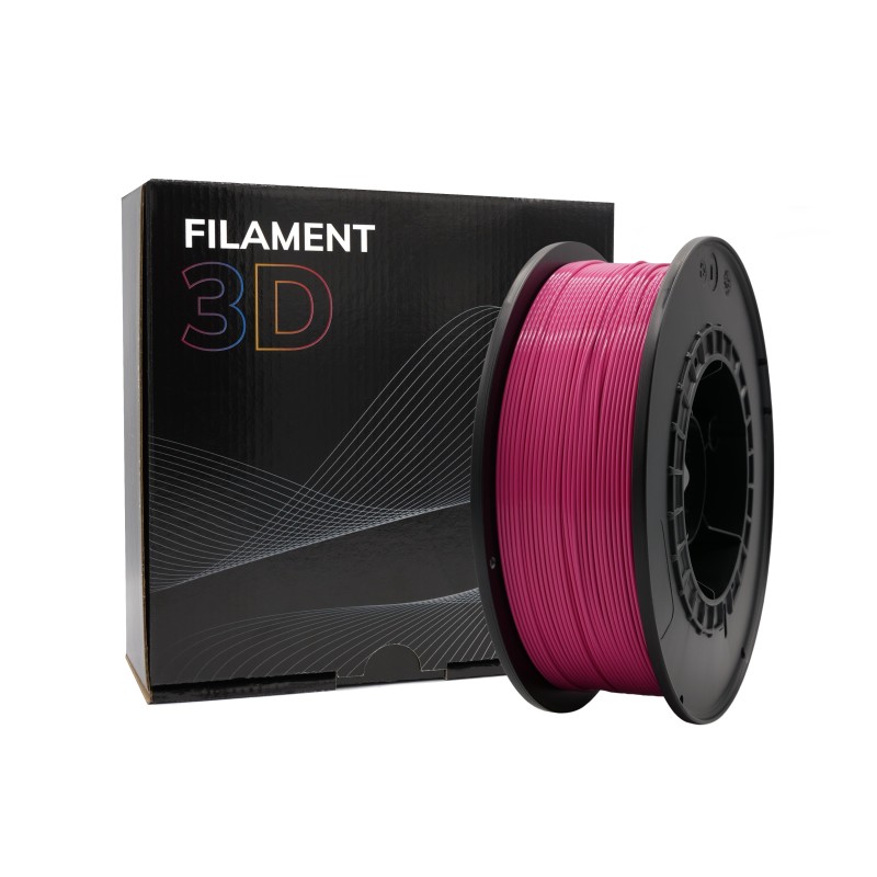 Filamento PLA 3D - Diametro 1,75 mm - Bobina da 1 kg - Colore magenta Filamento PLA 3D - Diametro 1,75 mm - Bobina da 1 kg - Colore magenta
