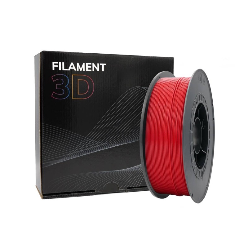 Filamento PLA 3D - Diametro 1,75 mm - Bobina da 1 kg - Colore Rosso Filamento PLA 3D - Diametro 1,75 mm - Bobina da 1 kg - Colore Rosso