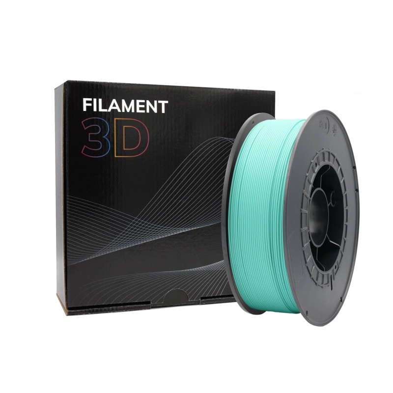 Filamento PLA 3D - Diametro 1,75 mm - Bobina da 1 kg - Colore Turchese Filamento PLA 3D - Diametro 1,75 mm - Bobina da 1 kg - Colore Turchese
