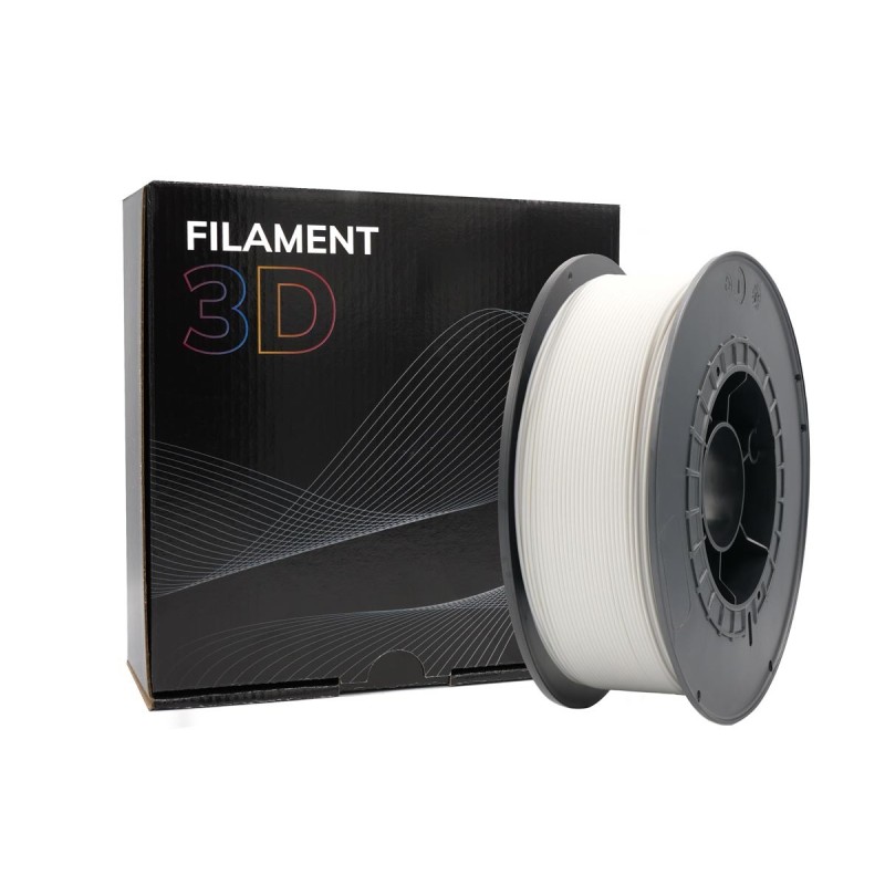 Filamento PLA 3D - Diametro 1,75 mm - Bobina 1 kg - Colore bianco Filamento PLA 3D - Diametro 1,75 mm - Bobina 1 kg - Colore bianco