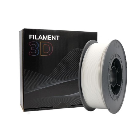 Filamento PLA 3D - Diametro 1,75 mm - Bobina 1 kg - Colore bianco