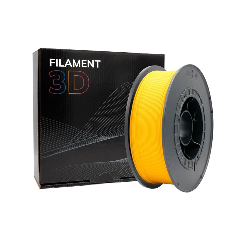 Filamento PLA 3D - Diametro 1,75 mm - Bobina da 1 kg - Colore Giallo Filamento PLA 3D - Diametro 1,75 mm - Bobina da 1 kg - Colore Giallo