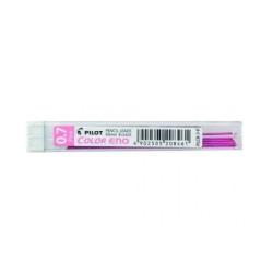 Pilot Pack de 6 Minas para Portaminas Color Eno H-197 0.7mm - Minas Color Rosa