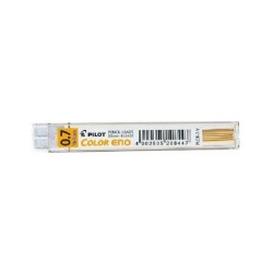 Pilot Pack de 6 Minas para Portaminas Color Eno H-197 0.7mm - Minas Color Amarillo