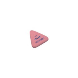 Milan 4836 Gomma Triangolare Flessibile - Briciola di Pane - Gomma Sintetica - Confezionata Singolarmente - Colore Rosa 36pz 36p