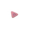Milan 4836 Gomma Triangolare Flessibile - Briciola di Pane - Gomma Sintetica - Confezionata Singolarmente - Colore Rosa 36pz 36p