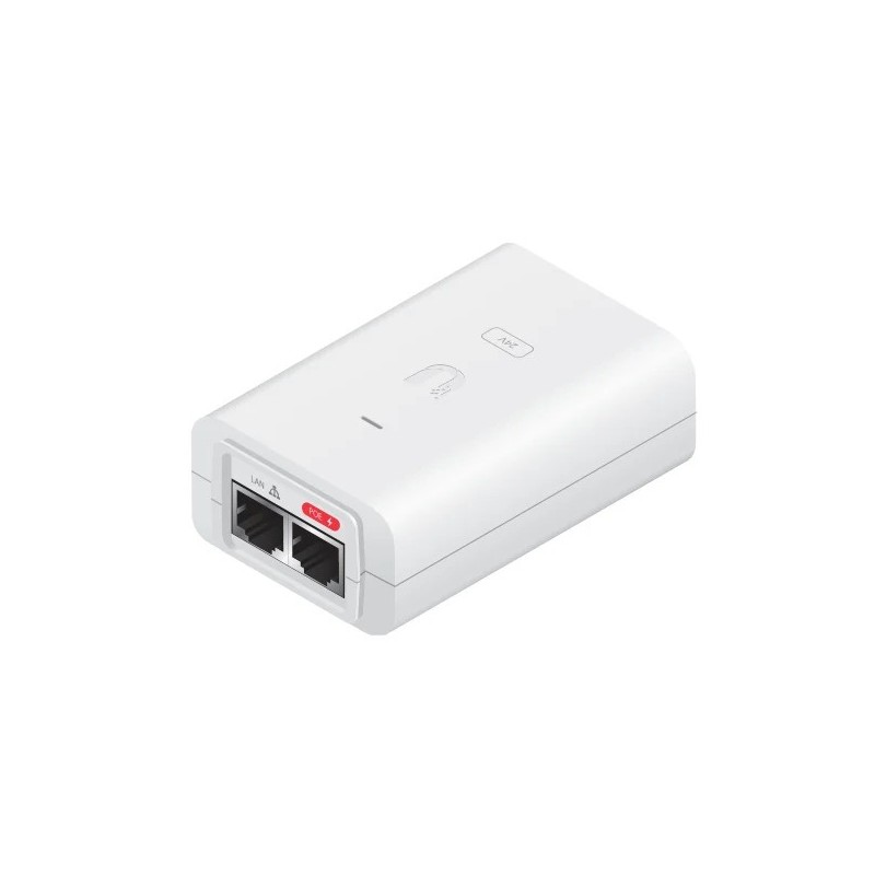 Ubiquiti Adaptador e Inyector Gigabit PoE 24V 30W Ubiquiti Adaptador e Inyector Gigabit PoE 24V 30W