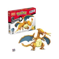 Mattel Mega Construx Wonder Builders Pokemon Charizard - Figura da costruzione - Dimensioni 10 cm - 222 pezzi