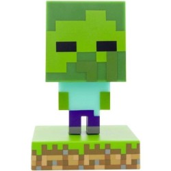 Paladone Minecraft Icon Minecraft Zombie Lamp - Plastica BDP - Alimentata a batteria - Dimensioni 11 cm di altezza