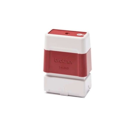 Brother PR1438R6P Confezione da 6 supporti per timbri originali - 14x38 mm - Rosso