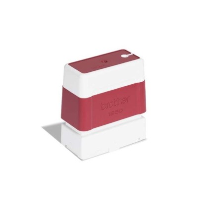 Brother PR1850R6P Pack de 6 Monturas de Sellos Originales - 18x50mm - Color Rojo