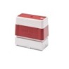 Brother PR2260R6P Confezione da 6 supporti per timbri originali - 22x60 mm - Rosso