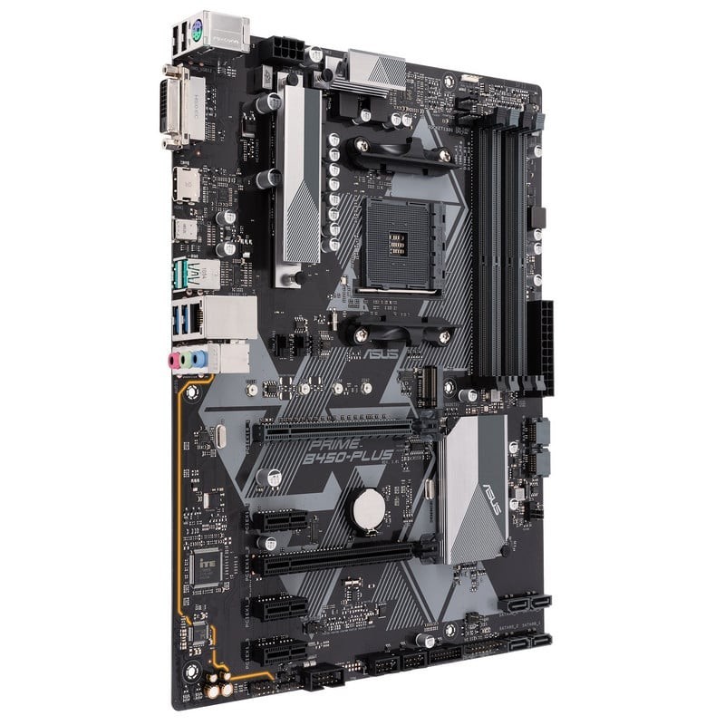 Asus Prime B450 Plus Placa Base AMD M.2, DVI/D, SATA III, Gigabit Ethernet, USB-A 2.0, 3.0, USB-C Asus Prime B450 Plus Placa Base AMD M.2, DVI/D, SATA III, Gigabit Ethernet, USB-A 2.0, 3.0, USB-C
