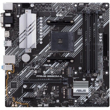 Scheda madre Asus Prime B550M-A AMD Ryzen M.2, PCIe 4.0, HDMI, D-Sub, DVI, SATA III, USB-A 3.2, DVI-D,