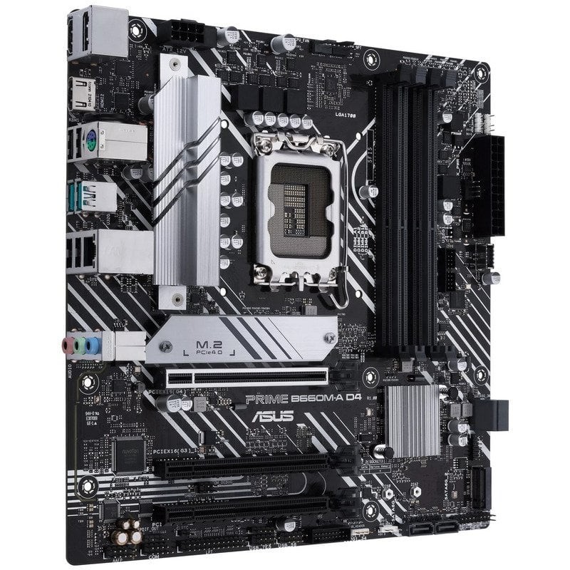 Scheda madre Asus Prime B660M-A D4-CSM Intel 1700 4x DDR4 - HDMI, M.2, PCIe4.0, 4x SATA III, USB 3.2, ATX Scheda madre Asus Prime B660M-A D4-CSM Intel 1700 4x DDR4 - HDMI, M.2, PCIe4.0, 4x SATA III, USB 3.2, ATX