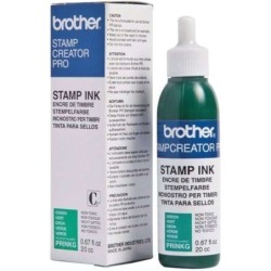 Bottiglia d'inchiostro Brother Green per macchina per timbri SC2000 20cc