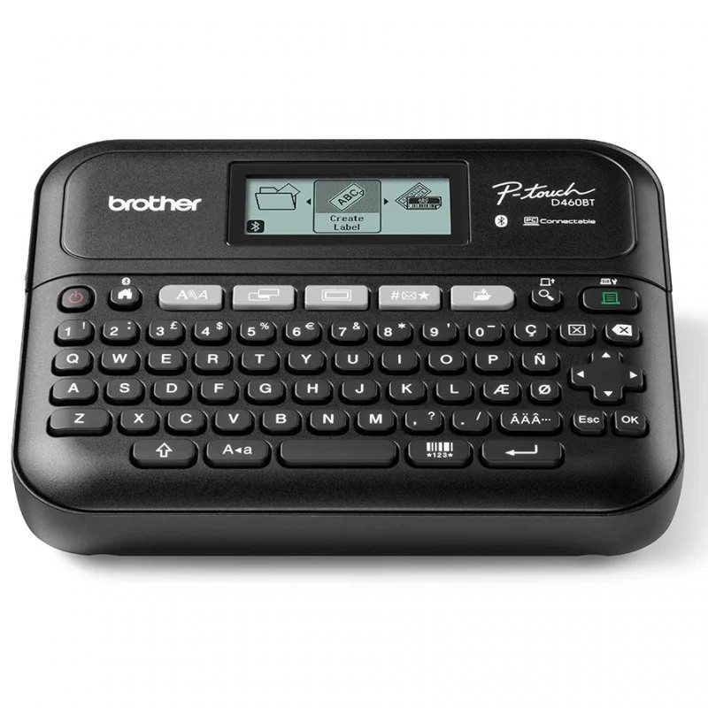 Etichettatrice elettronica Brother P-Touch D460BT - Schermo LCD - Larghezza max. Nastro da 18 mm - Bluetooth, USB - Colore nero Etichettatrice elettronica Brother P-Touch D460BT - Schermo LCD - Larghezza max. Nastro da 18 mm - Bluetooth, USB - Colore nero