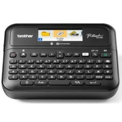 Etichettatrice elettronica Brother P-Touch D610BT - Schermo LCD a colori - Larghezza max. Nastro da 24 mm - Bluetooth, USB - Col