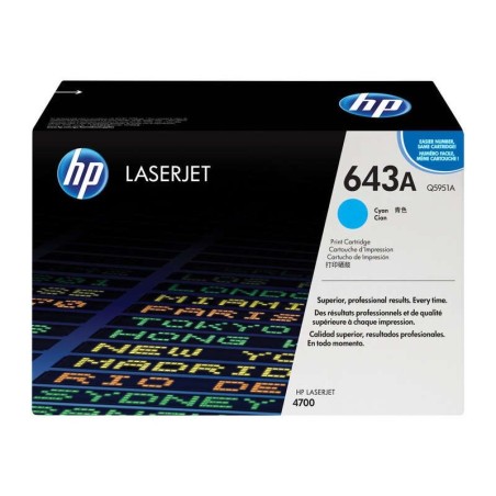 Cartuccia toner originale ciano HP Q5951A - 643A