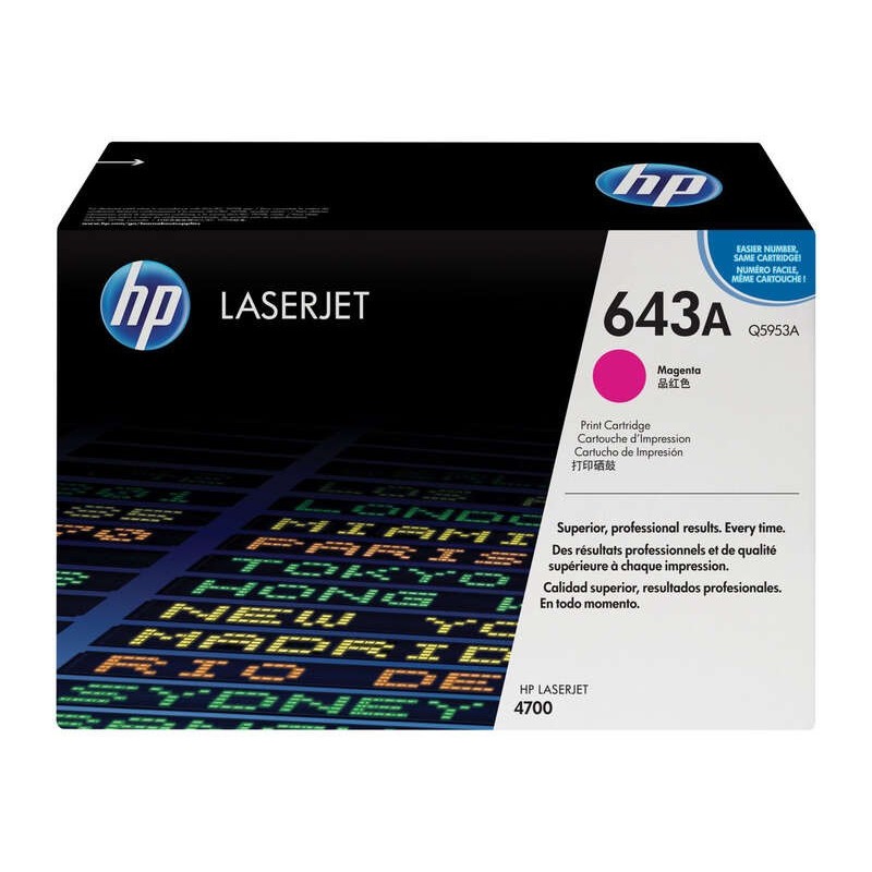 Cartuccia toner originale magenta HP Q5953A - 643A