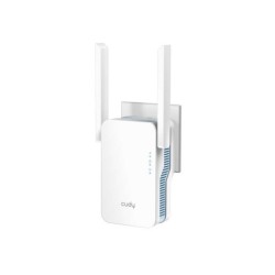 Cudy RE1200 AC1200 WiFi 6 Dual Band Range Extender - Fino a 867Mbps - Pulsante WPS - 2 Antenne Esterne