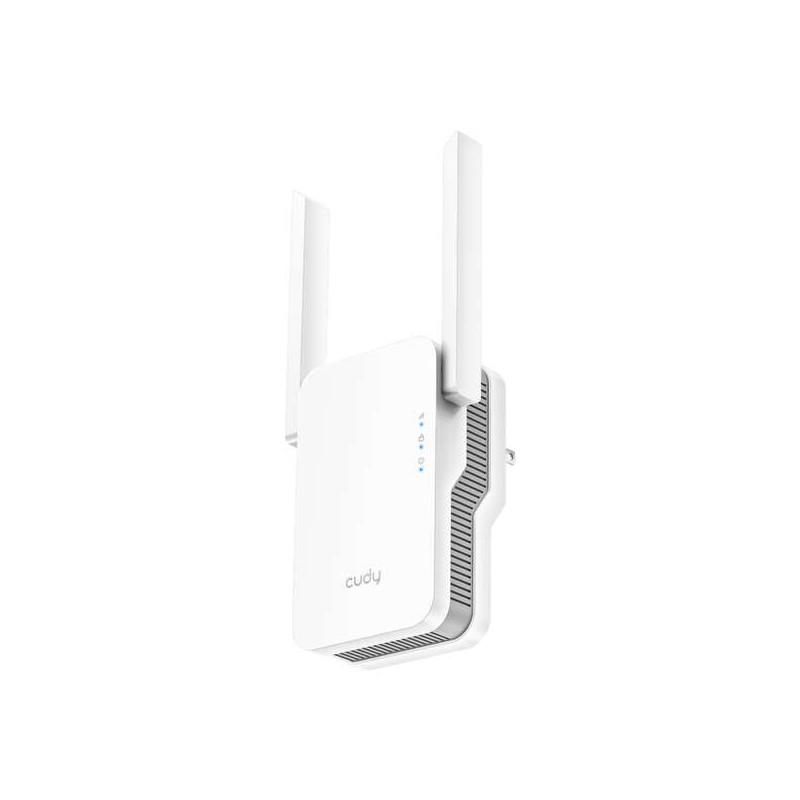 Cudy RE1800 Extensor de Rango AX1800 WiFi 6 Doble Banda - Hasta 1201Mbps - Boton WPS - 2 Antenas Externas Cudy RE1800 Extensor de Rango AX1800 WiFi 6 Doble Banda - Hasta 1201Mbps - Boton WPS - 2 Antenas Externas